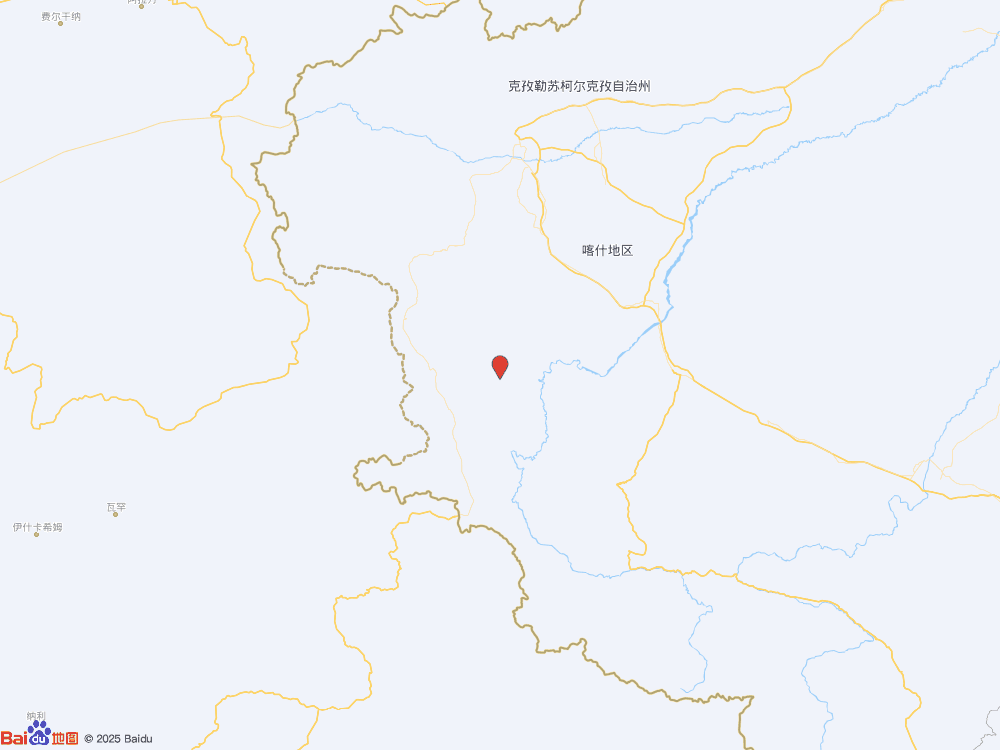 新疆喀什地区塔什库尔干县（北纬37.88度，东经75.82度）发生3.0级地震