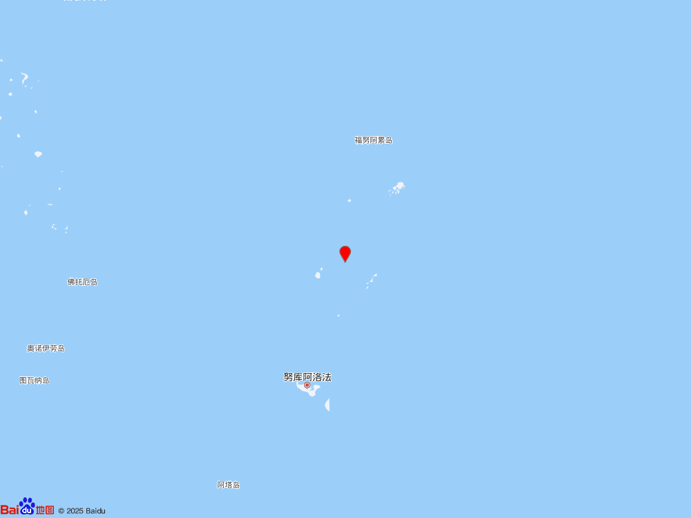 汤加群岛（北纬-19.55度，东经-174.70度）发生6.6级地震