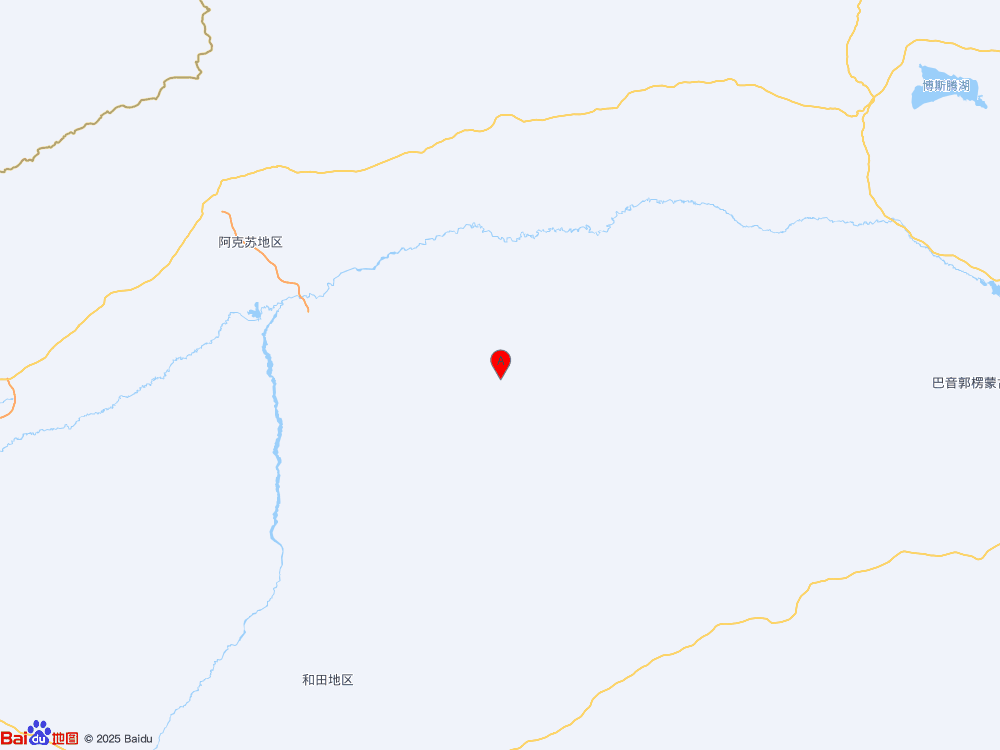 新疆阿克苏地区沙雅县（北纬39.98度，东经82.96度）发生3.3级地震