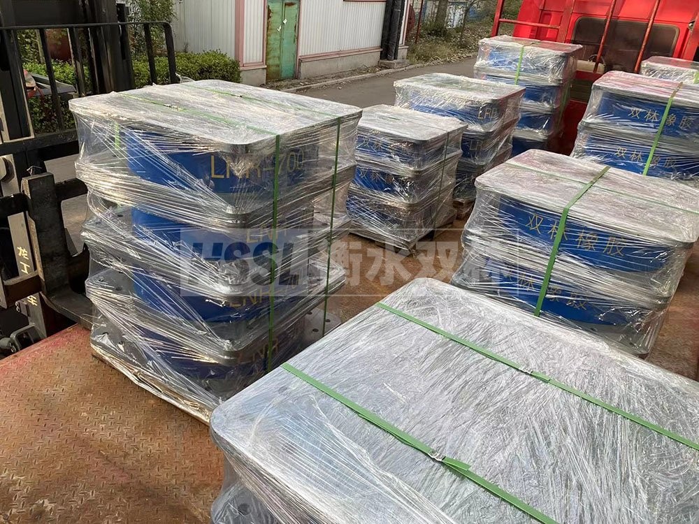 建筑钢结构建筑支座生产厂家 建筑高阻尼高阻尼隔震橡胶支座 水平力分散隔震支座